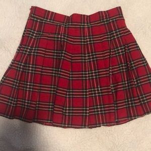 Plaid skirt